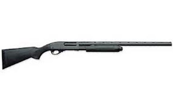 Picture of Remington Model 870 Express Synthetic Pump Action Shotgun - 12Ga, 3", 28", Vented Rib, Matte Black, Matte Black Synthetic Stock, 4rds, Single Bead Sight, Rem Choke (Modified)