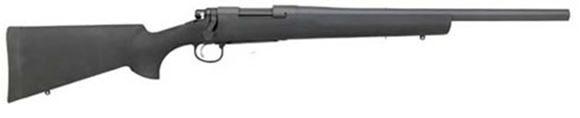 Picture of Remington Model 700 SPS Tactical Bolt Action Rifle - 223 Rem, 20", Heavy-Contour Tactical Style, Satin Black Oxide, Black Synthetic Hogue OverMolded Pillar Bedded Stock, 5rds, X-Mark Pro Adjustable Trigger