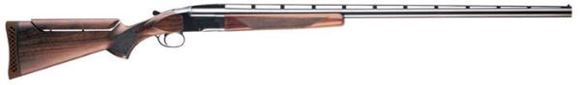 Picture of Browning BT-99 w/Adjustable Comb Single Shot Shotgun - 12Ga, 2-3/4", 34", High-Post Vented Rib, Satin Blued, Blued Steel Receiver, Satin Grade I Walnut Stock, Ivory Front & Mid-Bead Sights , Invector-Plus Flush (Full)