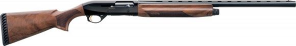 Picture of Benelli Montefeltro Semi-Auto Shotgun - 12Ga, 3", 28", Vented Rib, Blued, Satin Walnut Stock, 4rds, Red-Bar Front Sight, Crio Chokes (C,IC,M,IM,F)