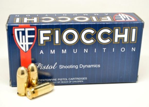 Picture of Fiocchi Pistol & Revolver Ammo - 9mm Luger, 115Gr, FMJ, 1000rds Case