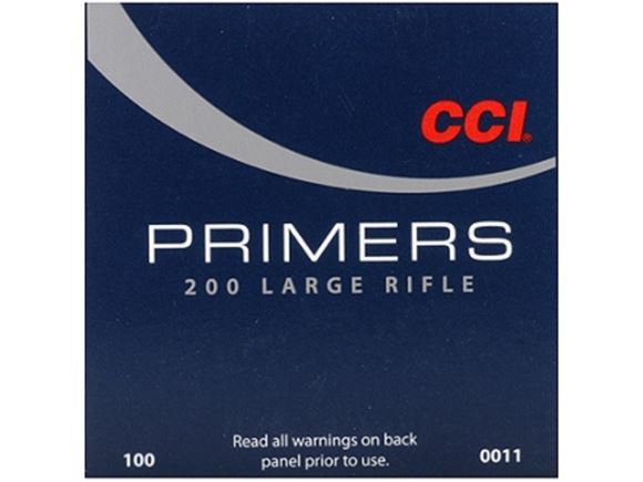 Picture of CCI Primers, Standard Rifle Primers - No. 200, Large Rifle Primers, 5000ct Case