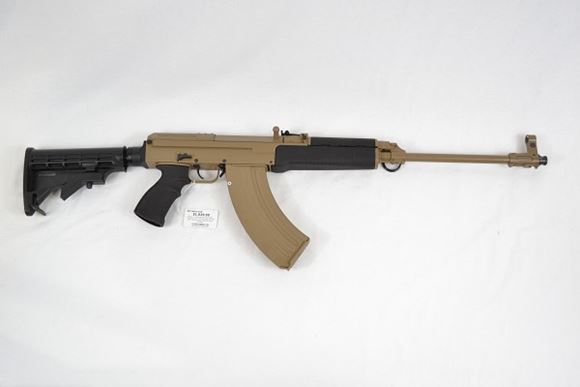 Picture of Czech Small Arms (CSA) Sa vz. 58 Sporter Semi-Auto Rifle - 7.62x39mm, 18.6", Chrome Lined, Flat Dark Earth, Flat Dark Earth Telescope Stock, 2x5/30rds