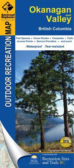 Picture of Backroad Mapbooks, Adventure Map - British Columbia, Okanagan Valley, 2nd Edition 2010