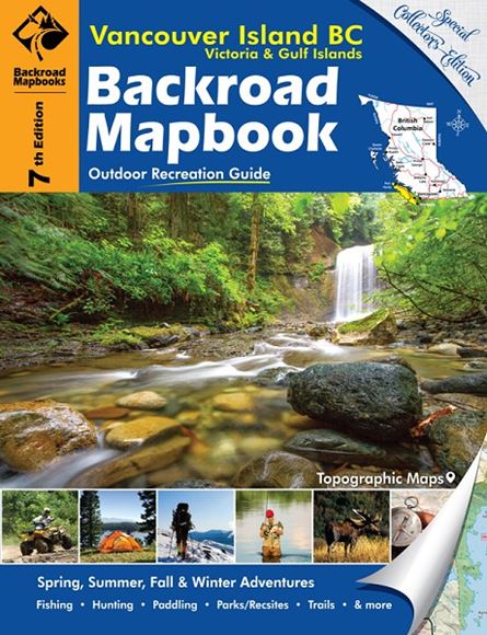 Picture of Backroad Mapbooks, Backroad Mapbook - British Columbia, Vancouver Island, Victoria & Gulf Islands BC, Western Canada, 7th Edition 2014