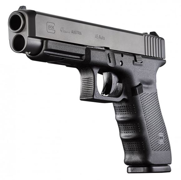 Picture of Glock 41 Gen4 Competition Safe Action Semi-Auto Pistol - 45 Auto, 5.31", Black, 3x10rds, Adjustable Sight, 4.5lb