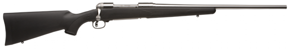 Picture of Savage Arms Weather Warrior Series, Model 16/116 FCSS Bolt Action Rifle - 308 Win, 22", Matte Stainless Steel, Matte Black Synthetic Stock, 4rds