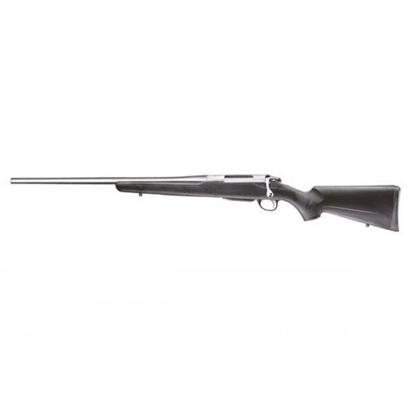 Picture of Tikka T3 Lite Stainless Bolt Action Rifle, Left Hand - 300 Win Mag, 24-3/8", Stainless Steel, Cold Hammer Forged Light Hunting Contour Barrel, Black Glass-Fiber Reinforced Copolymer Polypropylene Stock, 3rds, No Sight, 2-4lb Adjustable Trigger