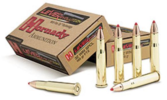Picture of Hornady LEVERevolution Rifle Ammo - 338 Marlin Express, 200Gr, FTX LEVERevolution, 20rds Box