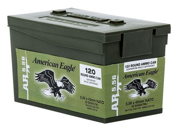 Picture of Federal Rifle Ammo - 5.56x45mm NATO, 62Gr, Full Metal Jacket-BT (M855 Ball), 120rds Box