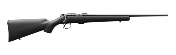 Picture of CZ 455 Synthetic Rimfire Bolt Action Rifle - 22 LR, 20-1/2", Hammer Forged, Blue, Synthetic Soft Touch Stock, 5rds, Adjustable Trigger
