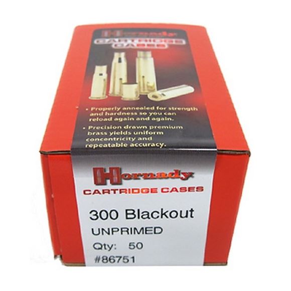 Picture of Hornady Unprimed Cases - 300 Blackout, 50ct Box