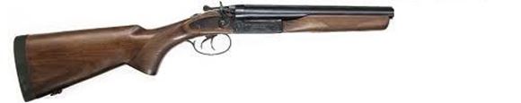 Picture of Norinco JW-2000 Coach Side-by-Side Shotgun - 12Ga, 3", 12" Barrels, Blued, Wood Stock