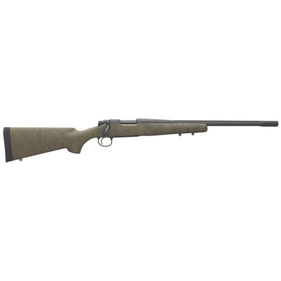 Picture of Remington Model 700 XCR Compact Tactical Bolt Action Rifle - 308 Win, 20", 1:12", Black TriNite PVD 416 Stainless Steel, OD Green w/Black Webbing Bell & Carlson Stock, 3rds, X-Mark Pro Adjustable Trigger
