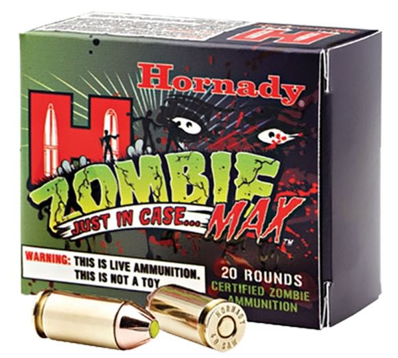 Picture of Hornady Zombie Max Handgun Ammo - 40 S&W, 165Gr, Z-Max, 20rds Box