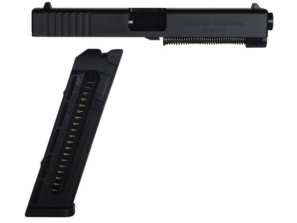 Picture of Tactical Solutions Pistol Upgrades & Accessories, TSG-22 Glock Conversions - TSG-22 17/22, Non-Threaded Model, For Glock 17/22/34/35/37 in All Generations, 4.8", 1:16", 10rds, Factory Glock Sights