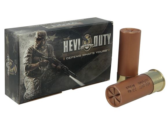 Picture of HEVI-Shot HEVI-Duty Home Defense Shotgun Ammo - 12Ga, 2-3/4", 30 Pellet, #4 Buck, 5rds Box, 1250fps