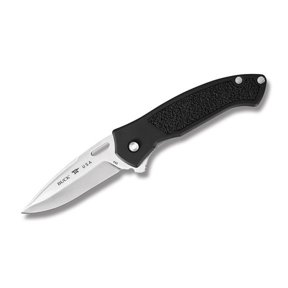 Picture of Buck Everyday Knives - 294 Momentum Knife, Satin Finish S30V Vanadium, 3-1/8" Drop Point Folding Blade, Black Anodized Aluminum Handle