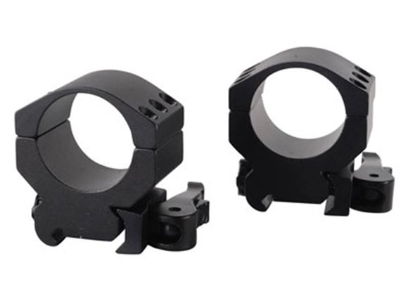 Picture of Burris Mounting Systems, Rings, Xtreme Tactical Rings - 30mm, Medium (1.10"), Quick-Detach, 2-Rings, Aluminum, Matte