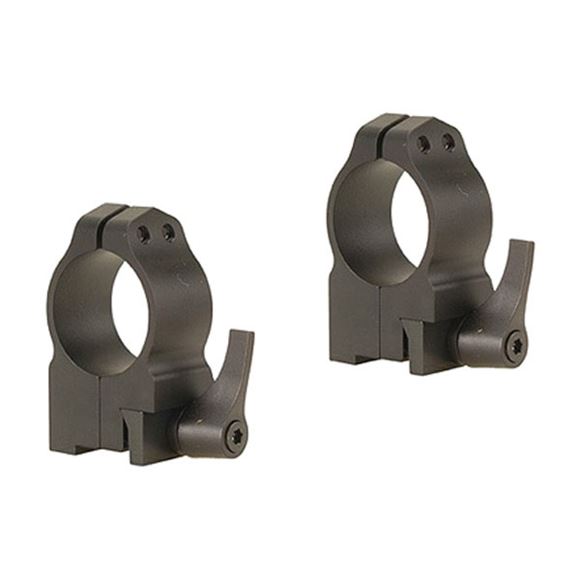 Picture of Warne Scope Mounts Rings, CZ - For CZ 550 (19mm Dovetail), 1", Quick Detach, Medium, Matte