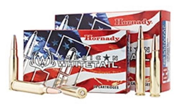 Picture of Hornady American Whitetail Rifle Ammo - 30-30 Win, 150Gr, InterLock RN American Whitetail, 200rds Case