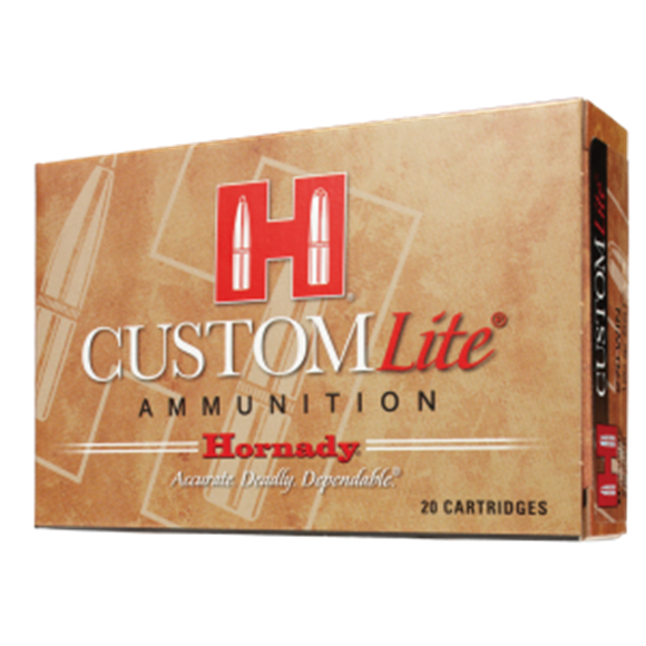 Picture of Hornady Custom Lite Rifle Ammo - 270 Win, 120Gr, SST Custom Lite, Reduced Recoil, 200rds Case