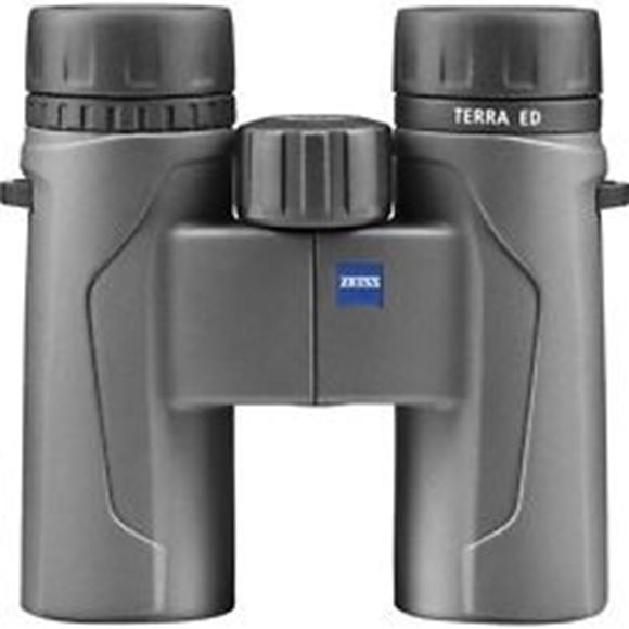 Picture of Zeiss Hunting Sports Optics, TERRA ED Binoculars - 10x32mm, Under Armour Exclusion Edition, Cool Grey, Schmidt-Pechan Prism, 100 mbar Water Resistance, Nitrogen Filled