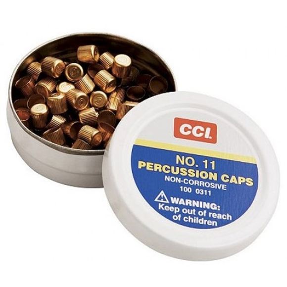 Picture of CCI Primers, Muzzleloader Precussion Caps & Musket Caps - #11, General-Purpose Percussion Cap For Most Rifles & Handguns, 1000ct Brick
