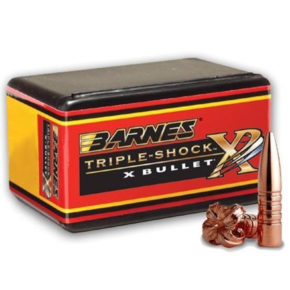 Picture of Barnes TSX (Triple-Shock X) Hunting Rifle Bullets - 25 Caliber (.257"), 100Gr, TSX BT, 50ct Box