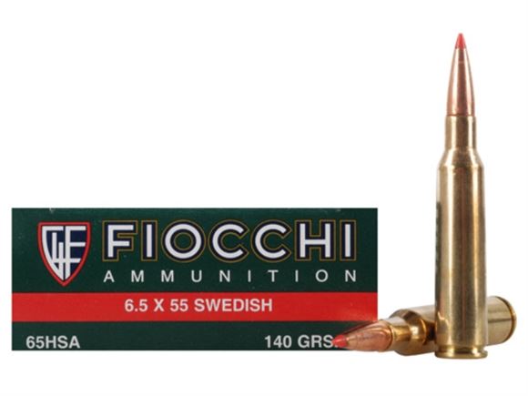 Picture of Fiocchi Centerfire Rifle Ammo - 6.5x55mm Swedish, 140Gr, SST Polymer Tip BT, 200rds Case