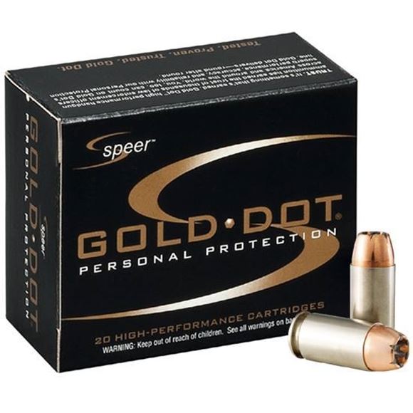 Picture of Speer Gold Dot Personal Protection Handgun Ammo - 32 Auto, 60Gr, GDHP, 20rds Box