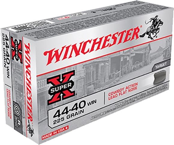Picture of Winchester Lead Handgun Ammo - 44-40 Win, 225Gr, Lead Flat Nose, 500rds Case