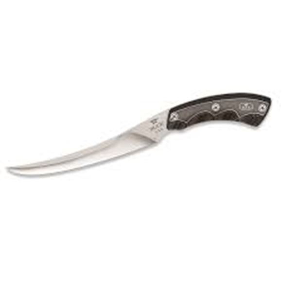 Picture of Buck Hunting Knives - 540 Open Season Boning Knife, 420HC Stainless Steel, 6-1/2" Boning Fixed Blade, Thermoplastic Handle, Black Heavy Duty Nylon Sheath