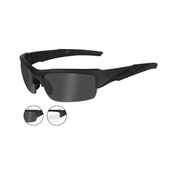 Picture of Wiley X Changeable Series - WX Valor, Grey/Clear Lens, Matte Black Frame