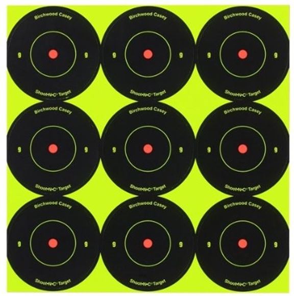 Picture of Birchwood Casey Targets, Shoot-N-C Targets - Shoot-N-C 2" Bull's-Eye Target, 108 Targets