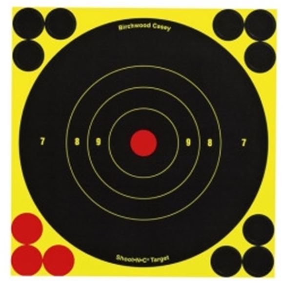 Picture of Birchwood Casey Targets, Shoot-N-C Targets - Shoot-N-C 6" Bull's-Eye Target, 60 Targets