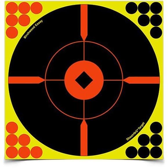 Picture of Birchwood Casey Targets, Shoot-N-C Targets - Shoot-N-C 8" Bull's-Eye "BMW" Target, 50 Targets