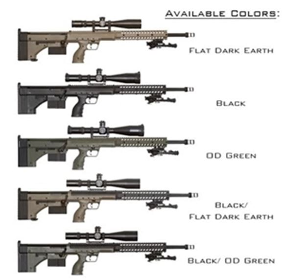 Picture of Desert Tech DTA SRS-A1 (Stealth Recon Scout A1) Rifle Chassis Bolt Action Rifle - 308 Win, 22", FDE, FDE Polymer Stock, 6rds