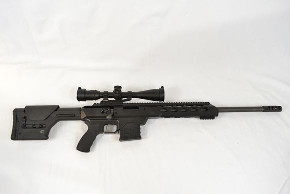 Picture of Used Remington 700 SPS Varmint Bolt-Action .308, With Nikon M308 4-16x Scope, MDT Tac 21 Chassis, Magpul PRS Buttstock, & PWS Muzzlebrake, 1 Magazine,  Excellent Condition