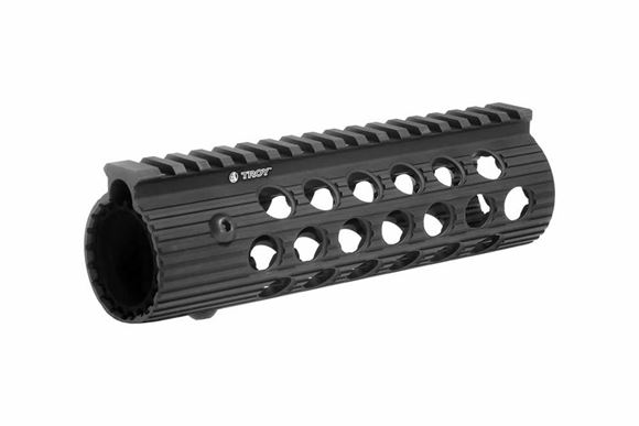 Picture of Troy Industries Rail System, One Piece Free Float - Alpha Rail, 7.2", No Sight, Black, For AR15/M4 Carbines