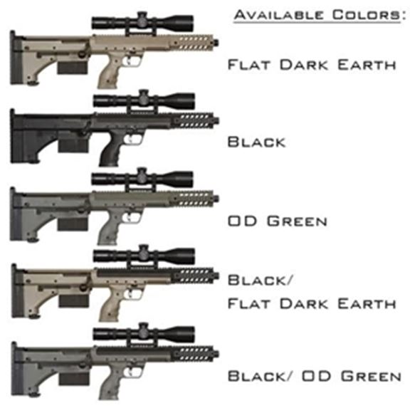 Picture of Desert Tech DT SRS-A1 (Stealth Recon Scout A1) Covert Rifle Chassis Bolt Action Rifle - 308 Win, 16", Black, OD Green Polymer Stock, 6rds