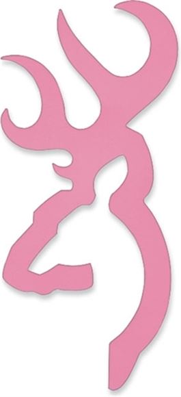 Picture of Browning Official Buckmark Decal - Flat Buckmark Decal, 6", Pink