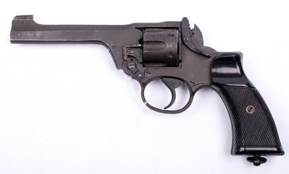 Picture of Used Enfield No 2 Mk 1 DA Revolver .38 S&W, Wartime Production With No Hammer Spur, Fair Condition