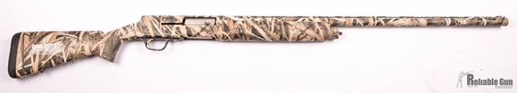 Picture of Used Browning A5 Mossy Oak Shadow Grass Blades Semi-Auto Shotgun -12Ga, 3-1/2", 30", Lightweight Profile, Vented Rib, Mossy Oak Shadow Grass Blades Camo, Aluminium Alloy Receiver, Dura-Touch Armor Coating Composite Stock, 4rds, Fiber Optic Front & Ivory