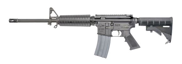 Picture of Colt Expanse M4 Semi-Auto Carbine - 5.56mm NATO, 16.1", 1:7RH, 6 Groove, Non- Chrome Lined, Matte Black, Carbine Stock & Forend, 5rds, A1 Style Front Sight, No  Rear Sight