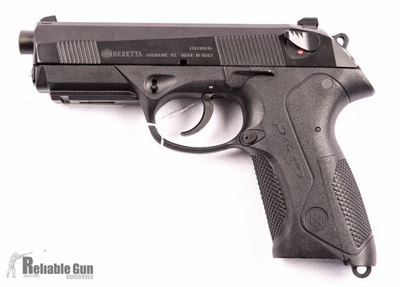 Picture of Used Beretta PX4 Storm Type F DA/SA Semi-Auto Pistol - 9mm, 106mm, Bruniton, Plastic Grip, 2x10rds, 3-Dot Sights, Good Condition