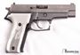 Picture of Used Sig Sauer P226 40 S&W, With 2 Magazines & Silver Aluminum Grips, Good Condition
