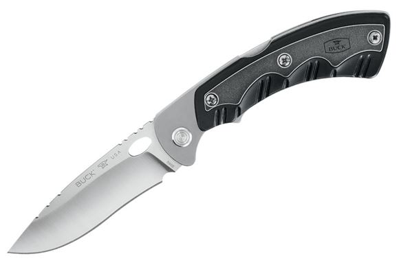 Picture of Buck Hunting Knives - Selector 2.0, 420HC Steel, 3 3/4" (9.5 cm), w/3 Blades, THERMOPLASTIC handle,  Black Nylon Sheath