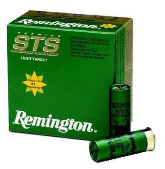 Picture of Remington Target Loads, Premier STS Target Loads Shotgun Ammo - 20Ga, 2-3/4", 2-1/2 DE, 7/8oz, #8, Extra Hard STS Target Shot, 25rds Box, 1200fps