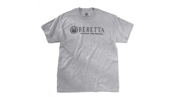 Picture of Beretta Men's Clothing, T-Shirt Collection - Beretta Logo T-Shirt, Grey, M, 100% Cotton, Preshrunk